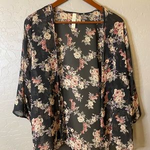Floral kimono